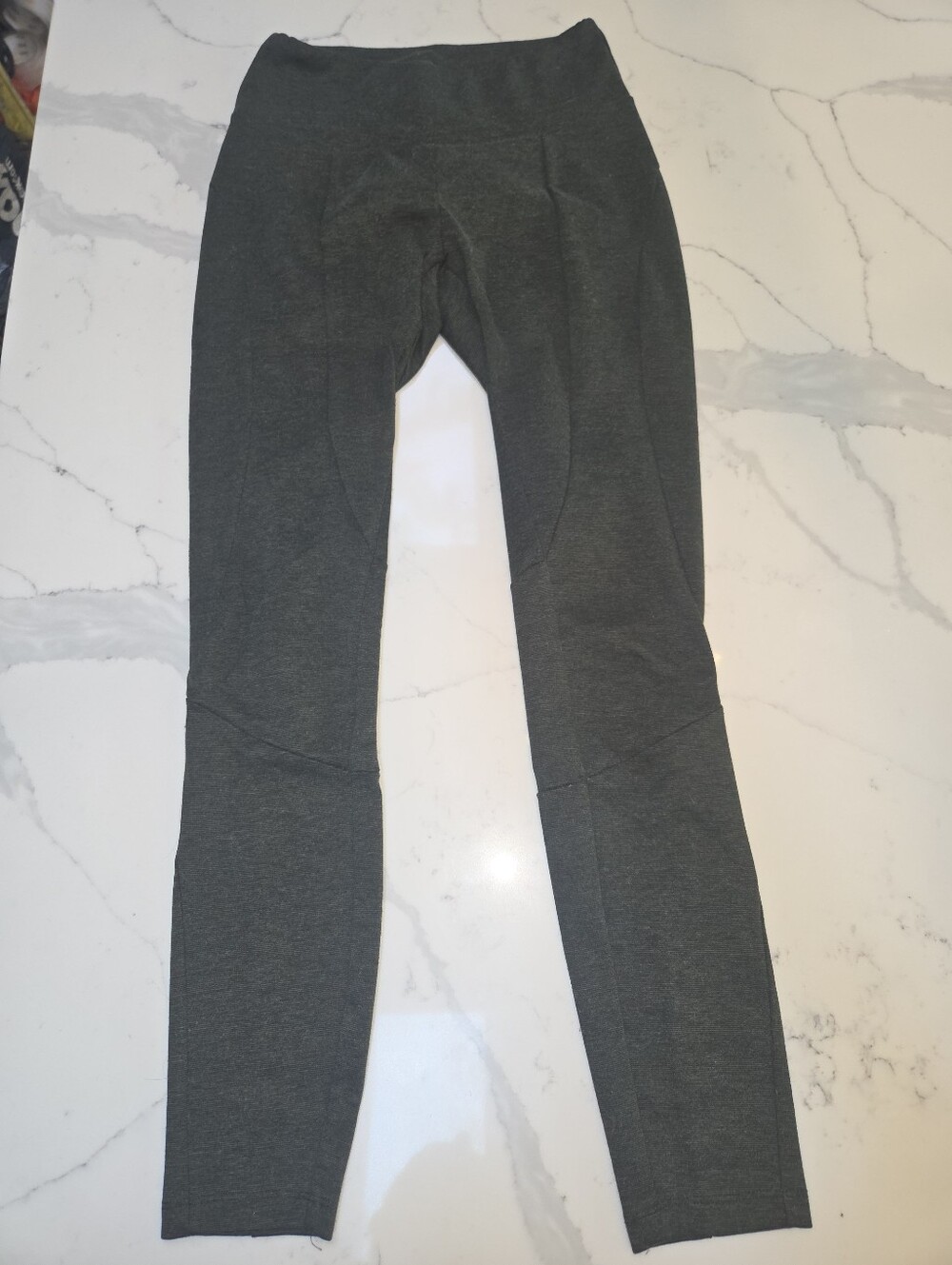 Prana Moto Knit Legging In Dark Green
